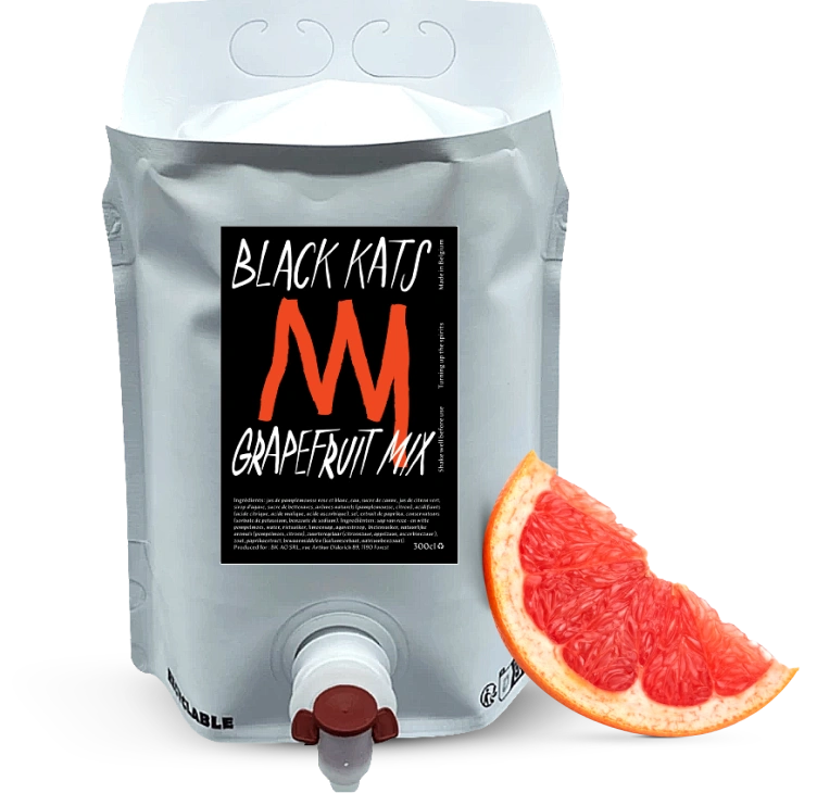 Black Kats Grapefruit Mix 3L sans alcool à base de jus de pamplemousse